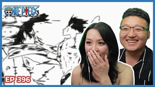 BEST PUNCH EVER LUFFY!!! 👊 | One Piece Episode 396 Couples Reaction & Discussion