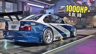 Need for Speed Heat Gameplay - 1000HP+ BMW M3 E46 GTR LEGENDS EDITION Customization | Max Build 400+