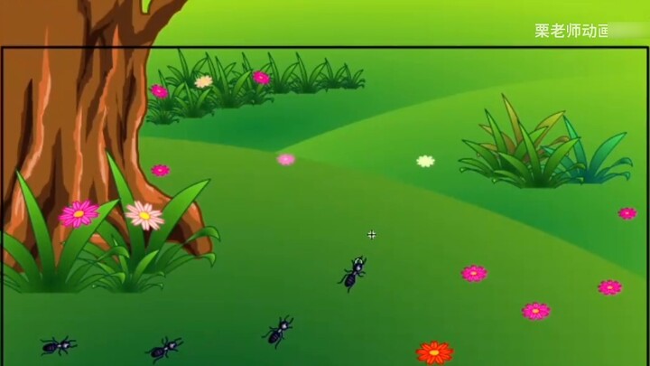 Teacher Li teaches you how to make an animation of ants crawling