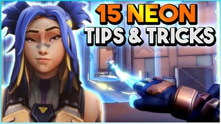 15 PRO NEON TIPS AND TRICKS You NEED to KNOW - Valorant Guide