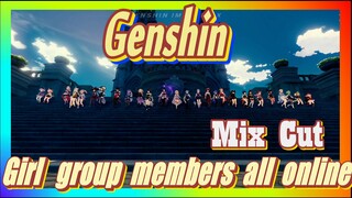 [Genshin  Mix Cut]  Girl  group members all online