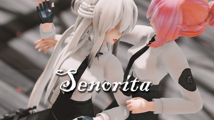 [MMD] สองสาวเต้นเพลง Senorita