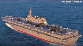 Modern Warships: JS IZUMO in Action. online gameplay.