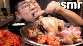 ASMR 먹방창배 몸보신 특집 해신탕먹방 담백시원 대박 레전드 먹방 Healthy seafood soup mukbang Legend koreanfood eatingshow asmr