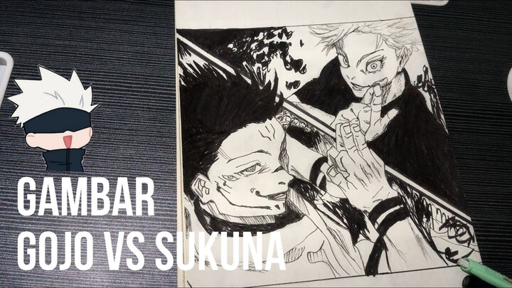 GAMBAR GOJO VS SUKUNA