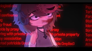 How Bad Can I Be? Ft. Micheal Afton | FNaF| |Gacha trend/meme| |tw:blood and flashing lights!|