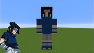 [TUTO] Comment Faire une Statue de Sasuke Uchiwa sur Minecraft