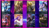 MOBILE LEGENDS NEW SKINS GAMEPLAY | ALL UPCOMING SKINS AND RELEASE DATES MOBILE LEGENDS