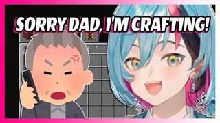 Kyo Ignore His Dad Calls for Minecraft [Nijisanji EN Vtuber Clip]