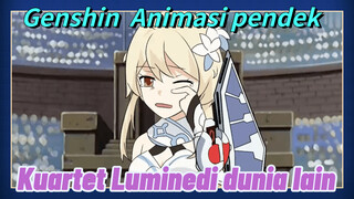 [Genshin Impact, Animasi pendek] Kuartet Lumine di dunia lain