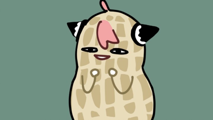 [Animasi buatan sendiri] Peanut Arnia memelintir pantatnya