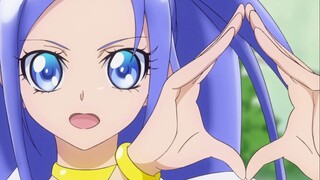 【4K】【Heartbeat! Pretty Cure】CureDiamond transformation scene