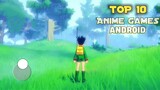 Top 10 Anime Games for Android 2023 HD || OFFLINE & ONLINE