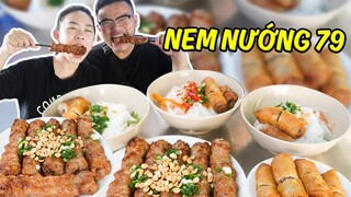 Lần Đầu Ăn Nem Nướng Siêu To Khổng Lồ Ở Sài Gòn