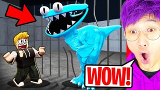 CYAN Is MISSING In RAINBOW FRIENDS!? (LankyBox Reacts To Diorama Realistic CYAN In PRISON!)