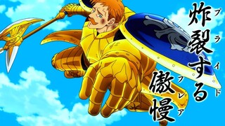 The Seven Deadly Sins Season 2 28: Escanor fights against the Ten Commandments and easily defeats Es