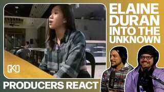 PRODUCERS REACT - Elaine Duran Into the Unknown Reaction