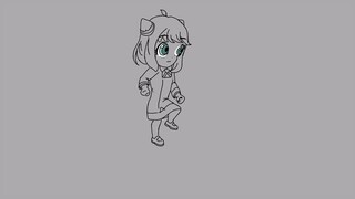 I tried animating Anya from SpyXFamiliy using Flipaclip