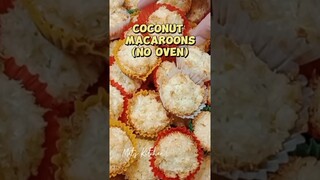 Coconut Macaroons - No OVEN #easyrecipe #coconutmacaroons #simplerecipe #metskitchen #shorts