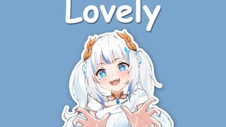 【Hololive song / Gawr Gura singing】Billie Eilish, Khalid - Lovely "Chinese Subtitles"