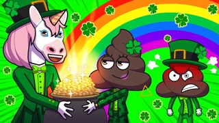 St. Patricks Day With Unicorn Man & Mr Poophead ☘️ | emojitown Compilation