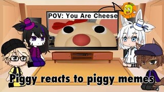 Piggy reacts to piggy memes review (devour) credits in desc