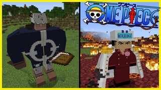 FLEET ADMIRAL AKAINU ADDED, NEW DEVIL FRUIT, WARLORD & MORE! Minecraft Mine Piece Mod Review