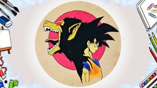 Cara Menggambar GOKU Yang Gampang