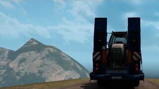 chơi game euro truck simulator2,tài xế chạy siêu tốc độ,chở hàng đường dài