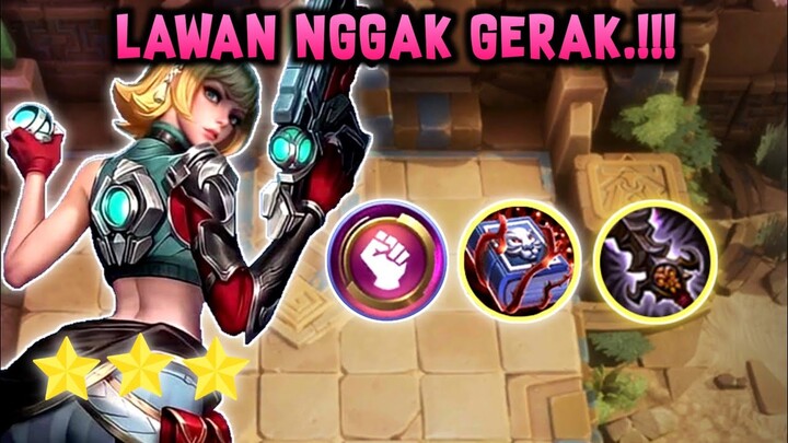 BEATRIX WRESTLER + BUKU.!! LAWAN NGGAK GERAK.!! MAGIC CHESS MOBILE LEGENDS
