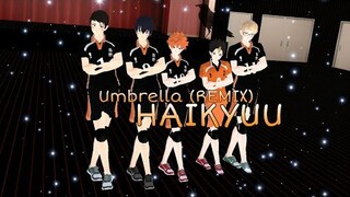 [MMD x Haikyuu]Umbrella