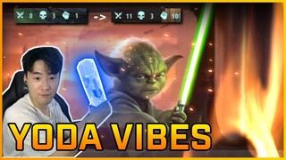 Late game Cyclops with Yoda skin.. deadly | MLBB