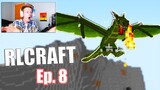 Looting a Dragons Nest & Going to Nether! (RLCraft Ep. 8)