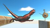 Trying to Jump Over Bombs With a Roller - Animal Revolt Battle Simulator