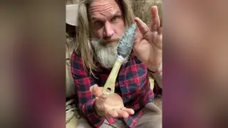 Kunai to  fyp caveman naruto knife bladesmith survival bushcraft whyimsingle diy minecraft flintknapping craft knifeskills