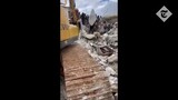 Moment baby born under Syria Earthquake rubble is rescued.