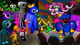 NEW Poppy Playtime Cosplays Characters Vs Rainbow Friends but | Friday Night Funkin Mod Roblox