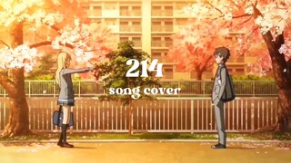 214 song cover lyrics x Your lie in April