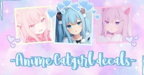 Aesthetic Catgirl decals/decal id | For your Royale high journal =^•^= -  Bilibili
