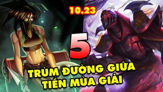 TOP 5 tướng đường giữa đang XƯNG BÁ tại Tiền Mùa Giải 2021 trong LMHT 10.23