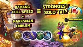 Tốp Mỡ | BADANG NGỌC XẠ THỦ + FULL TỐC ĐÁNH = TƯỚNG SOLO MẠNH NHẤT MOBILE LEGENDS?!