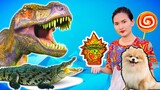 Con chó của Changcady tìm được gói kẹo biến thành khổng lồ, biến ra khủng long, cá sấu - Part 94