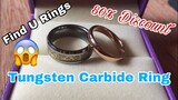 TUNGSTEN CARBIDE RING ( UNBOXING AND REVIEW) | Find U Rings
