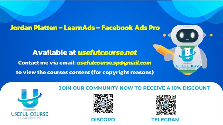 Jordan Platten – LearnAds – Facebook Ads Pro [GET]