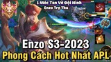 Enzo S3-2023 Liên Quân Mobile | Cách Chơi, Lên Đồ, Phù Hiệu Bảng Ngọc Cho Enzo Mùa 27 Đi Sp | NTD LQ