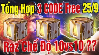 UTS Channel | Tổng Hợp 3 GIFTCODE Tứ Phương Đại Chiến Ngày 25/9 Free | Raz Muay Thái 10vs10 Cực Đã