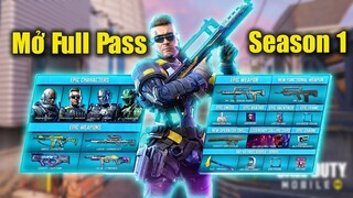 Call of Duty Mobile |Mở Full Battle Pass Season 1 Toàn Người Máy - CyberPunk2021 Là Đây ?