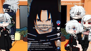 White hair anime characters react to each other pt 1/2🤍