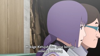 Isshiki menyerang desa Konoha untuk mencari Kawaki part 2