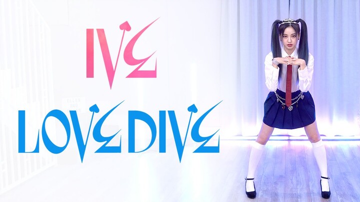 IVE最新曲《LOVE DIVE》全曲5套换装 舞蹈翻跳，春日爱神丘比特来了！【Ellen和Brian】